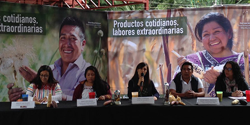 Participan productores de la Ciudad de México en el lanzamiento de la campaña.